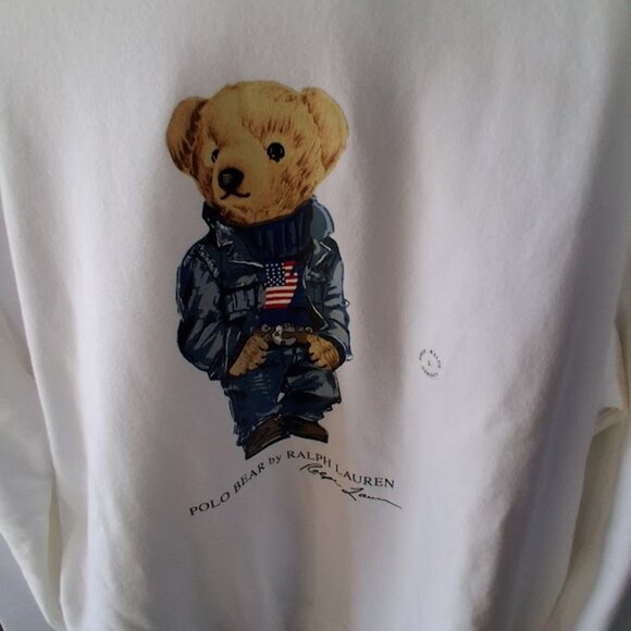 Polo Ralph Lauren Polo Bear Hoodie Sweatshirt Men's L NWT - Picture 2 of 7